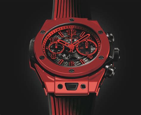 hublot big bang red magic replica|hublot chronograph big bang.